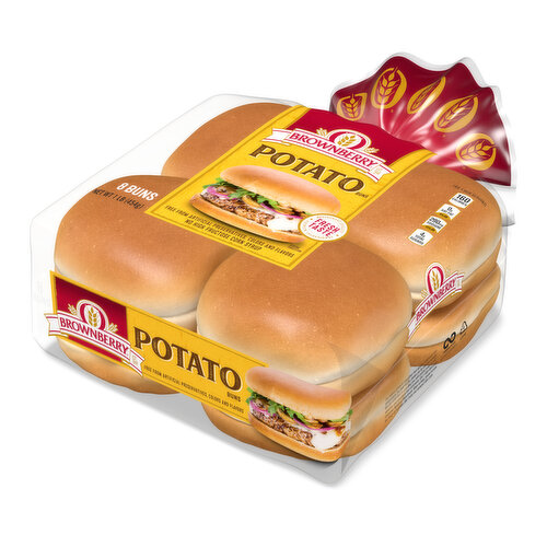 Brownberry Potato Buns, 8 count, 16 oz