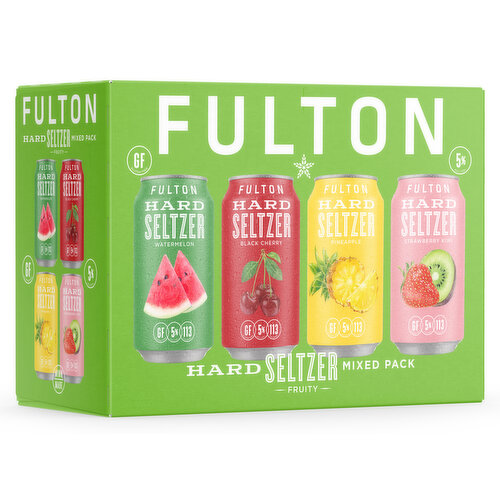 Fulton Hard Seltzer, Variety Pack, 12 Pack