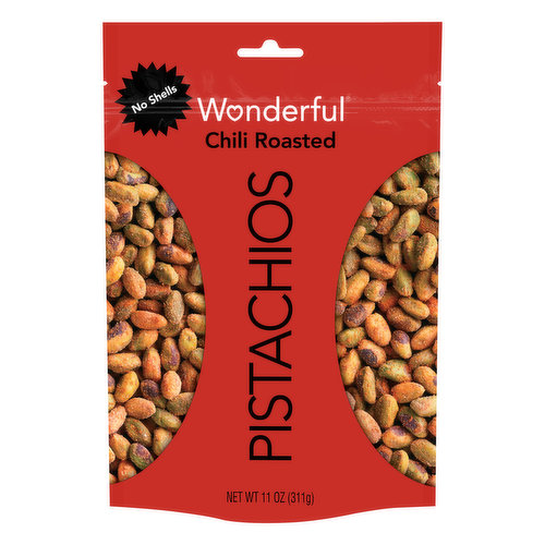 Wonderful Pistachios, Chili Roasted, No Shells