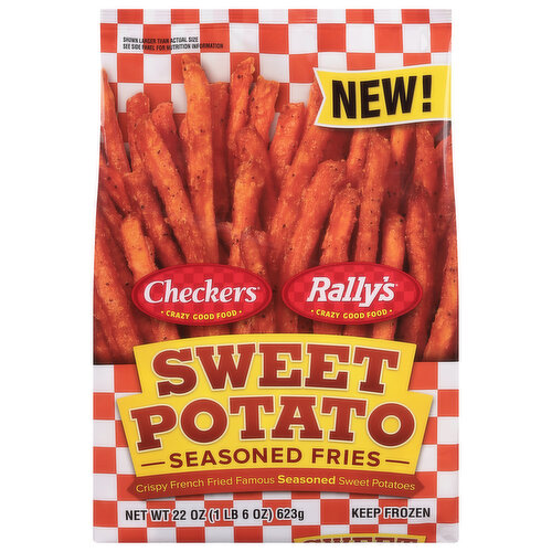 Checkers/Rally's Seasoned Fries, Sweet Potato