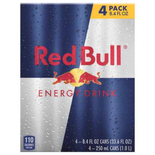 Red Bull Energy Drink, 4 Pack