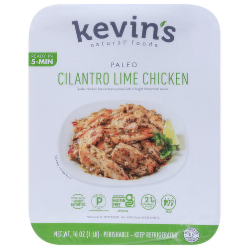 Kevin's Natural Foods Cilantro Lime Chicken, Paleo, Mild