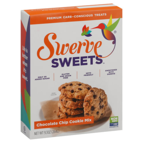 Premium carb-conscious treats. Sweetened with swerve. Q: Is there anything better than cookies? A: No. No there is not. The smarter way to sweet. Swerve is a homegrown company, and our happy customers have been baking and cooking with our natural, zero-calorie sugar replacement for years. We knew they wanted an easier way to whip up tasty Swerve-sweetened treats on a whim for birthdays, bake sales or, you know, Tuesdays. So, we created Swerve Sweets, a mix-and-bake way to sweeten up every day. We hope you love them as much as we do! Natural. Born and raised in New Orleans. Life is better when it's sweet. You've been Swerved.