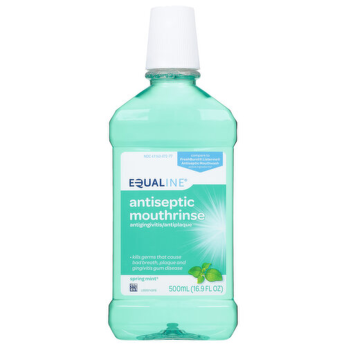 Equaline Mouthrinse, Antiseptic, Spring Mint