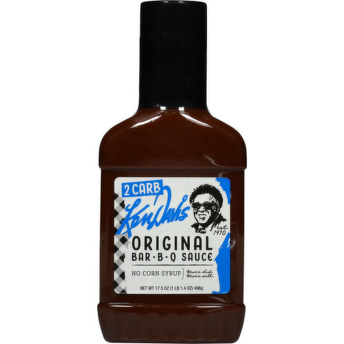 Ken Davis 2 Carb Original Bar-B-Q Sauce