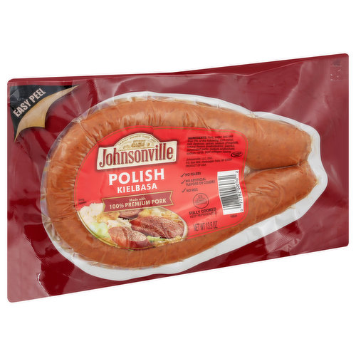 Made with premium pork. No artificial flavors or colors. Gluten free. No fillers. No MSG. Fully cooked. U.S. Inspected and passed by Department of Agriculture. Johnsonville.com. Find great tasting recipes at Johnsonville.com. Questions or Comments? Keep package for reference. Call: 1-888-556-2728. Product of USA.