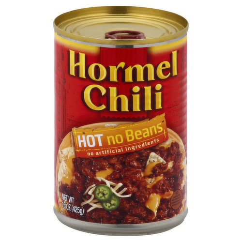 Hormel Chili, No Beans, Hot