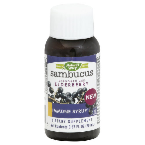 Nature's Way Immune Syrup, Sambucus, Elderberry, Standardized