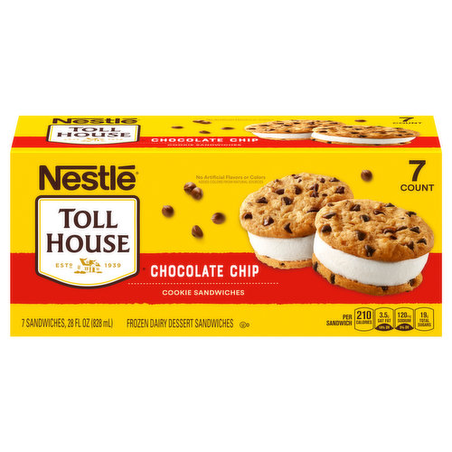 Toll House Vanilla Chocolate Chip Cookie Sandwiches