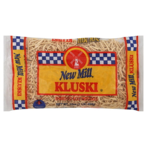 New Mill Egg Noodles, Enriched, Kluski