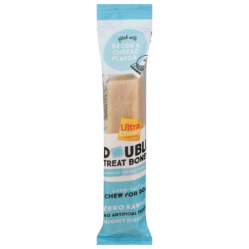 Ultra Chewy Treat Bones, Bacon & Cheese Flavor