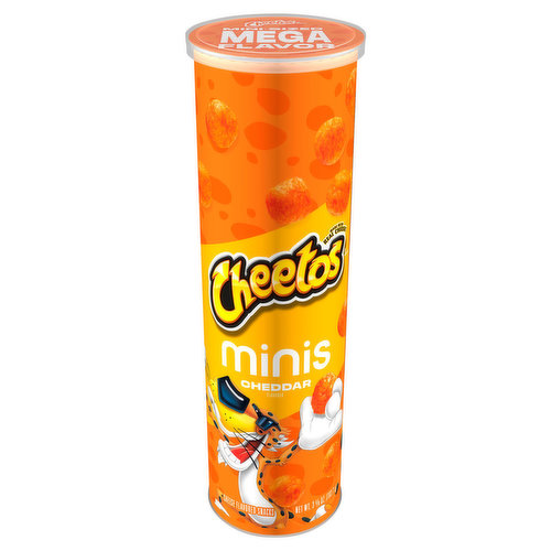 Cheetos Cheese Flavored Snacks, Cheddar, Minis