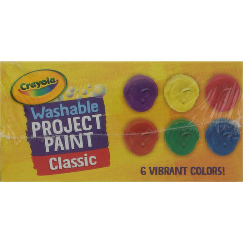 Crayola Washable Paint, Set of 6