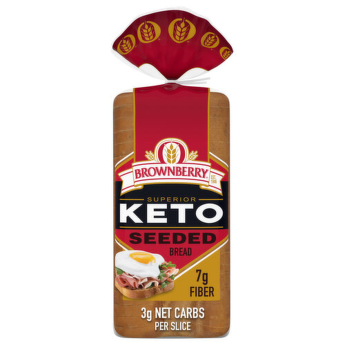 Brownberry Keto Seeded Pre-sliced Bread, 20 oz