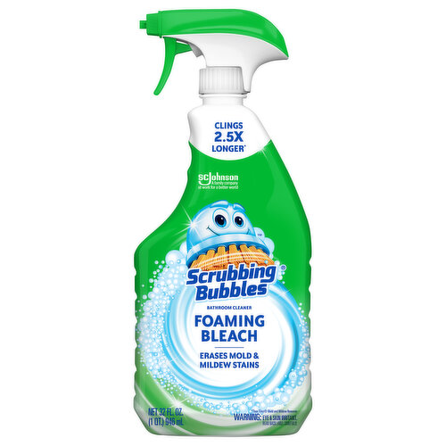 Scrubbing Bubbles Bathroom Cleaner, Foaming Bleach