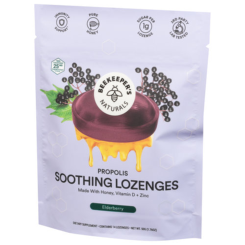 Beekeeper's Naturals Soothing Honey Lozenges