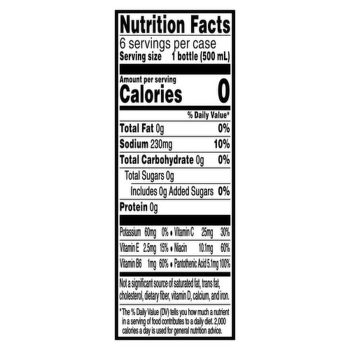 Propel Electrolyte Water Beverage, Black Cherry, 06 Pack