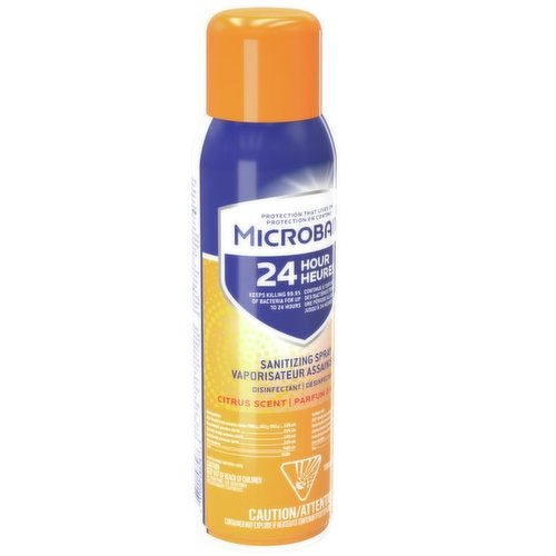 Microban Citrus Scent Sanitizing Spray