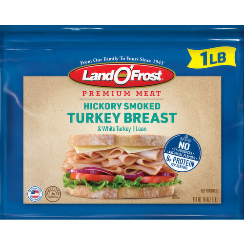 Land O'Frost Land O' Frost Turkey Breast & White Turkey Lean Hickory Smoked