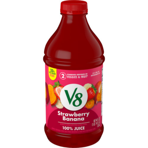 V8® Strawberry Banana 100% Fruit and Vegetable Juice