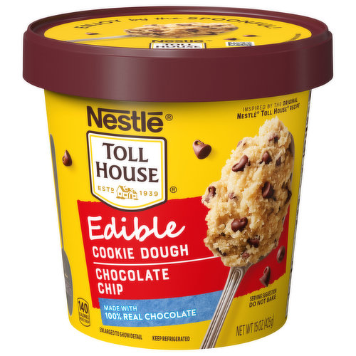 Toll House Cookie Dough, Edible, Chocolate Chip