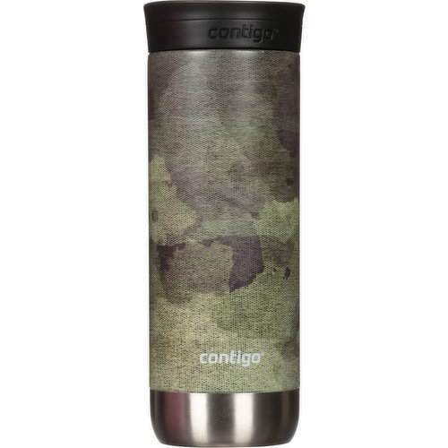 Contigo Travel Mug, Snapseal, Huron Couture, Textured Camo, 20 Ounces