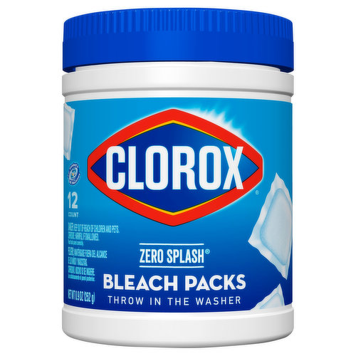 Clorox Bleach Packs, Zero Splash