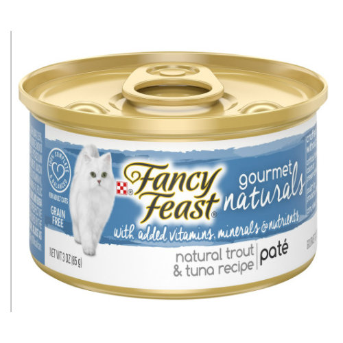 Fancy Feast  Grain Free Pate Trout and Tuna Recipe