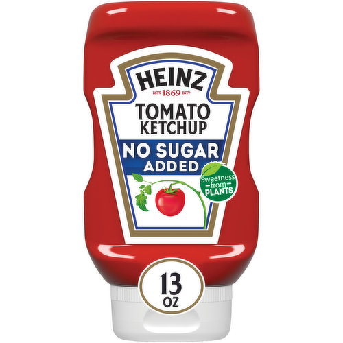 Heinz Tomato Ketchup with No Sugar Added