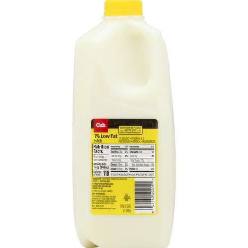 Our farmers pledge not to use artificial growth hormones (No significant difference has been shown in milk from cows treated with the artificial growth hormone rBST and non rBST treated cows). Vitamin A & D. Pasteurized. Homogenized. supervaluprivatebrands.com. Product of USA.