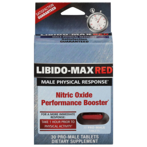 Libido-Max Red Male Physical Response, Pro-Male Tablets