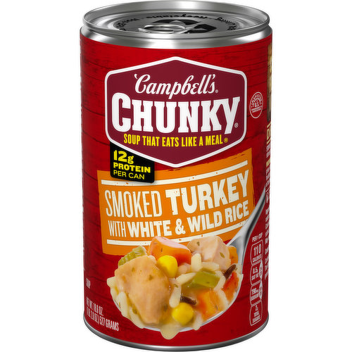 Campbell's® Chunky® Smoked Turkey with White and Wild Rice Soup