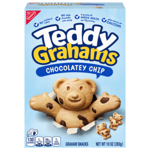 TEDDY GRAHAMS Chocolatey Chip Graham Snacks