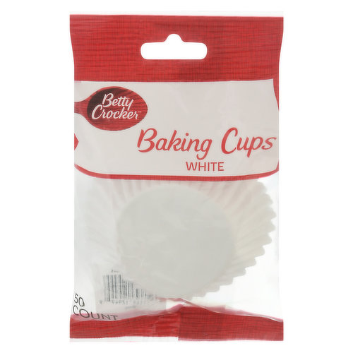 Betty Crocker Baking Cups, White