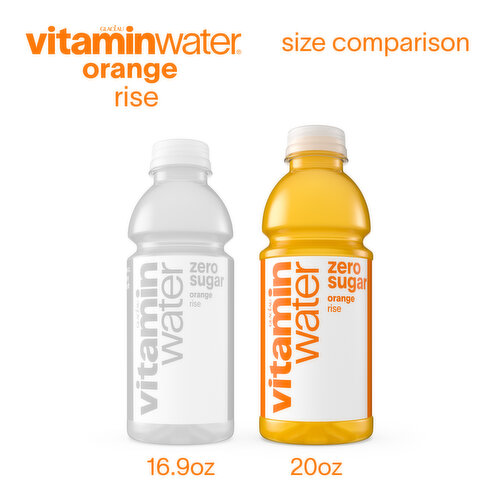 vitaminwater  Sugar Rise Orange Nutrient Enhanced Flavored Water Beverage