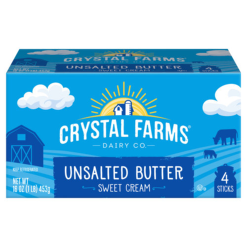 Butter, Unsalted, Sweet Cream