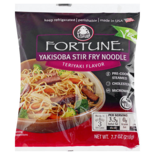 Fortune Yakisoba Stir Fry Noodle, Teriyaki Flavor