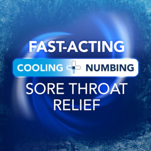 Vicks Sore Throat Vicks VapoCOOL Sore Throat Spray, Powerful Sore Throat Numbing Relief, Soothes Throat Pain, Fast-Acting, With Benzocaine & Menthol - Oral Anesthetics, Berry Flavor, 6 FL OZ