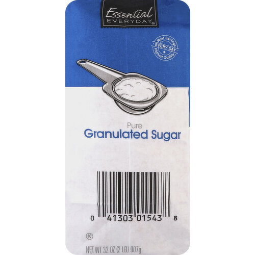 Essential Everyday Sugar, Pure, Granulated