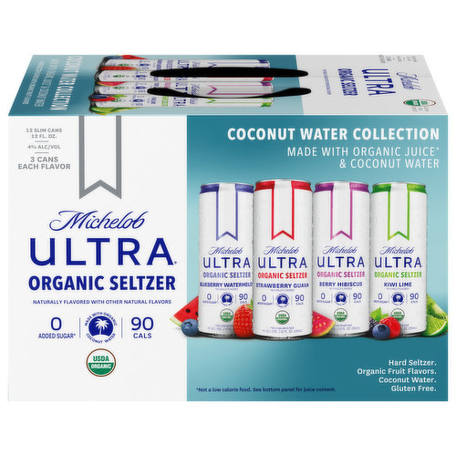 Michelob Ultra Seltzer, Organic, Essential Collection