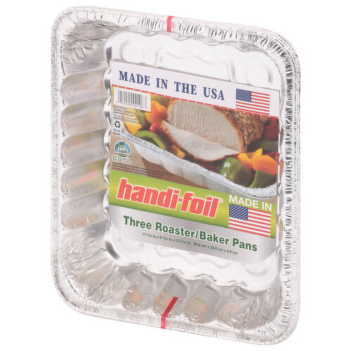 Handi-foil® Eco-Foil Roaster Baker Pans, 3 pk / 11.75 x 9.3 in - City Market