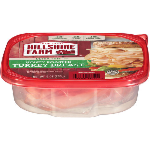 Hillshire Farm Ultra Thin Sliced Deli Lunch Meat Honey Roasted Turkey Breast