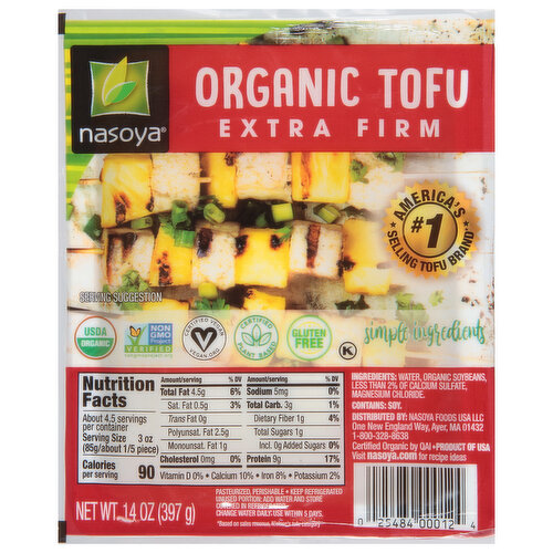 Nasoya Tofu, Organic, Extra Firm