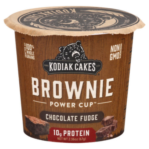 10 g protein. Crafted with 100% whole grains. 100% whole grains. Non GMO ingredients. Non GMO. kodiakcakes.com. Instagram. Twitter. Facebook. YouTube. Pinterest. Kodiak Cakes started out of a red wagon. Learn our story , see our other products, and discover new topping and mix-in ideas at kodiakcakes.com.