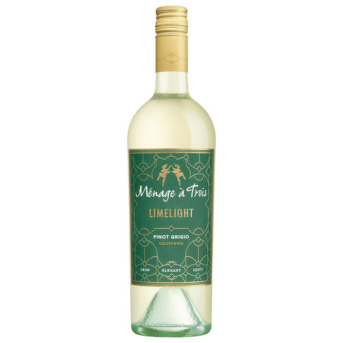 Menage a Trois Pinot Grigio, California, Limelight