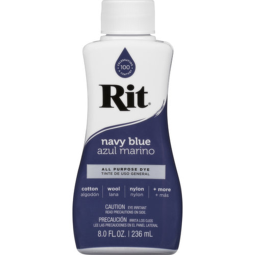 Rit All-Purpose Liquid Dye for Cotton, Linen, Rayon, Silk, Wool, Nylon,  Wood and More : : Health, Household and Personal Care