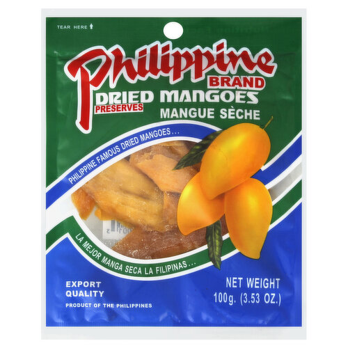 Philippine Mangoes, Dried