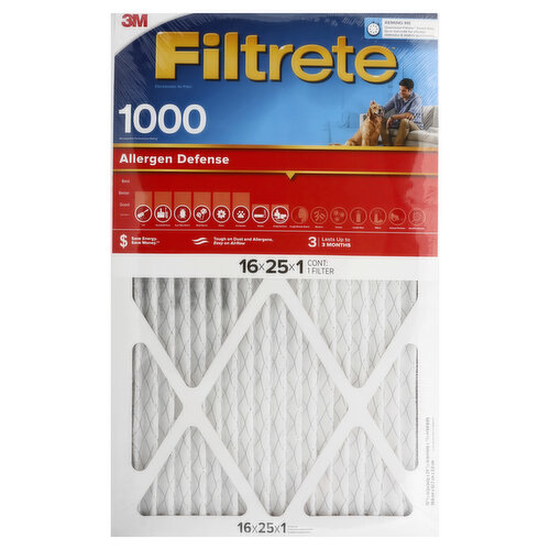 3M Filtrete Air Filter, High Performance, 1000