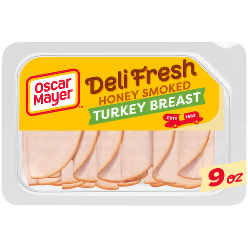 Oscar Mayer Honey Smoked Turkey Breast Sliced Lunch Meat