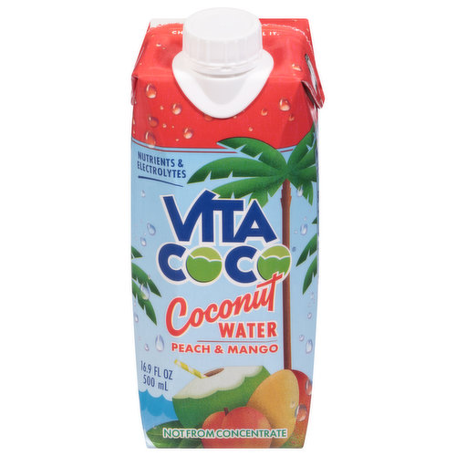 Vita Coco Coconut Water, Peach & Mango